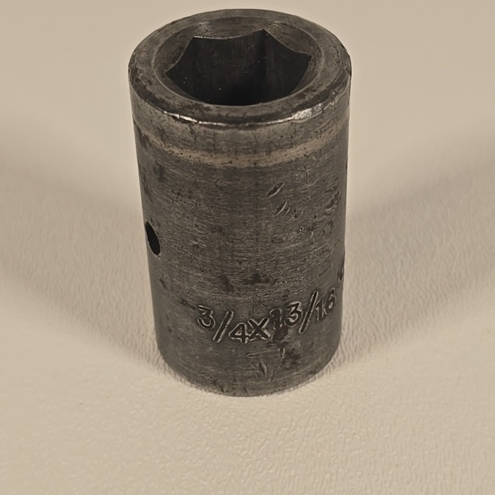 Craftsman 3/4" 13/16" Reversible Impact Wheel Lug Socket #18758 6-point USA